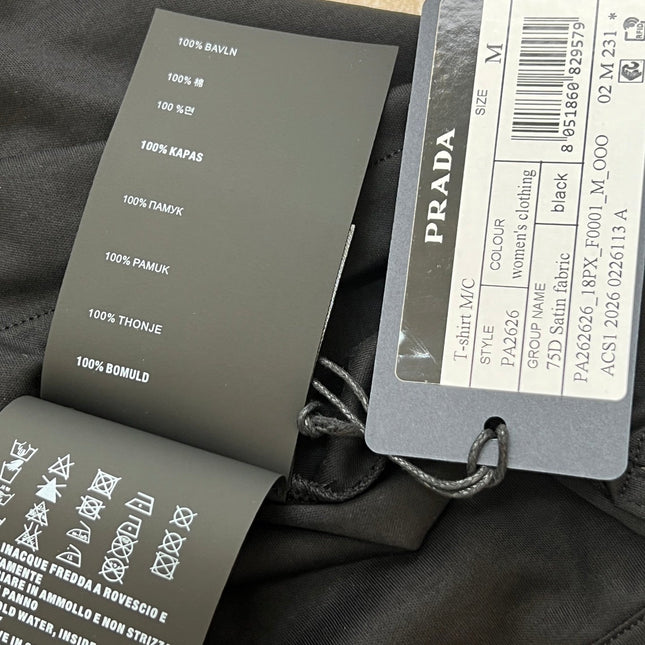 PRADA 26S SHORT SLEEVED T-SHIRT 706