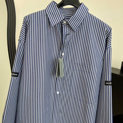 BALENCIAGA 26S STRIPED SHIRT 021