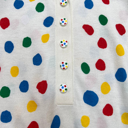 LV 26S SHORT-SLEEVED KNIT POLO SHIRT STYLE 195