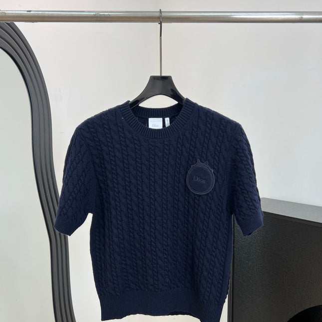 DIOR 26S SHORT-SLEEVED SWEATER 1273