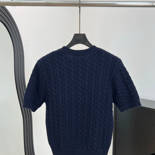 DIOR 26S SHORT-SLEEVED SWEATER 1273