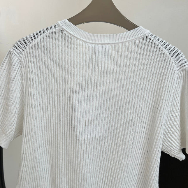 DIOR 26S SHORT-SLEEVED SWEATER 1271