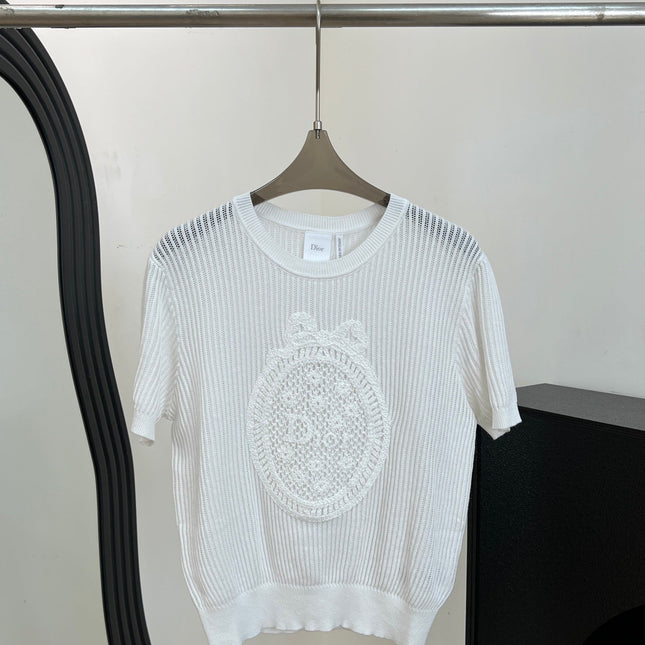 DIOR 26S SHORT-SLEEVED SWEATER 1271