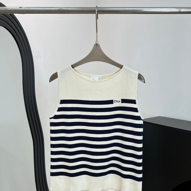 DIOR 26S KNIT SLEEVELESS TOP 1270