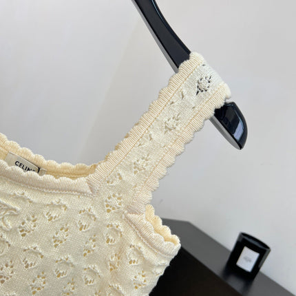 CELINE 26S CROCHET CROP TOP 413