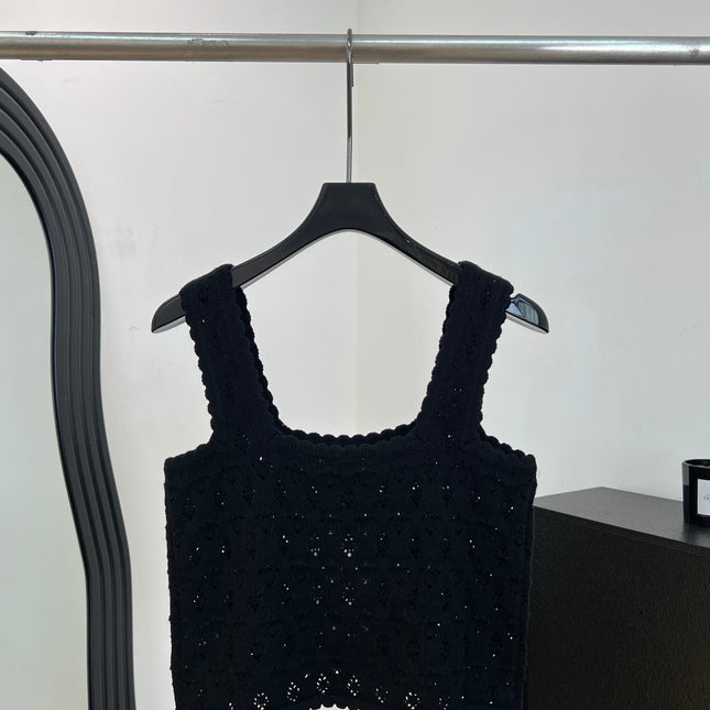 CELINE 26S CROCHET CROP TOP 412