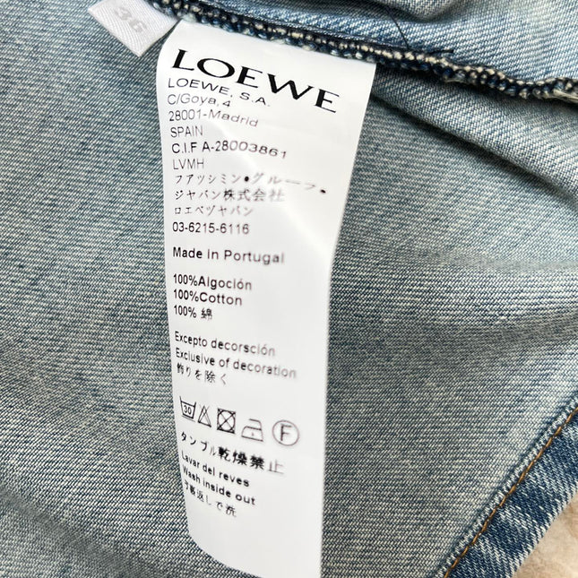 LOEWE 26S SHORT-SLEEVE DENIM SHIRT 562