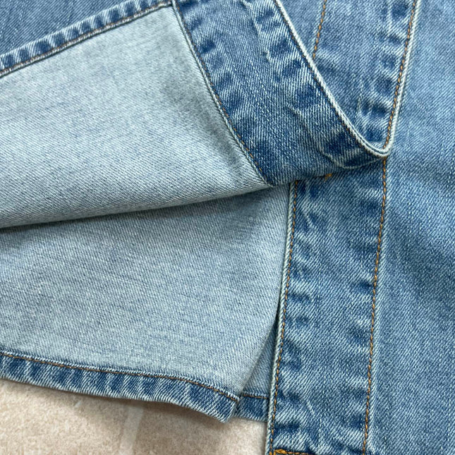 LOEWE 26S SHORT-SLEEVE DENIM SHIRT 562