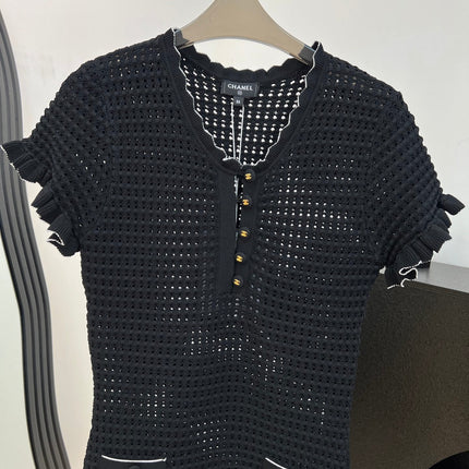 CHANEL 26S SLEEVELESS KNIT TOP 1497