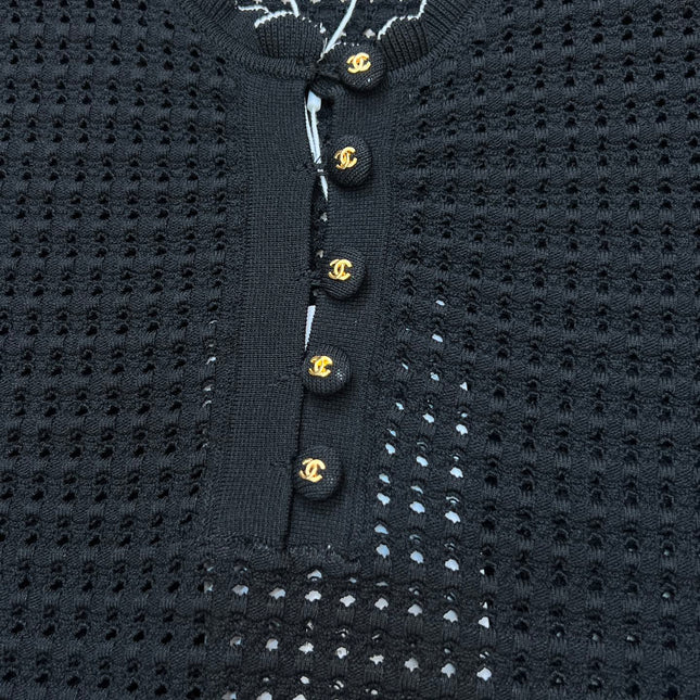 CHANEL 26S SLEEVELESS KNIT TOP 1497