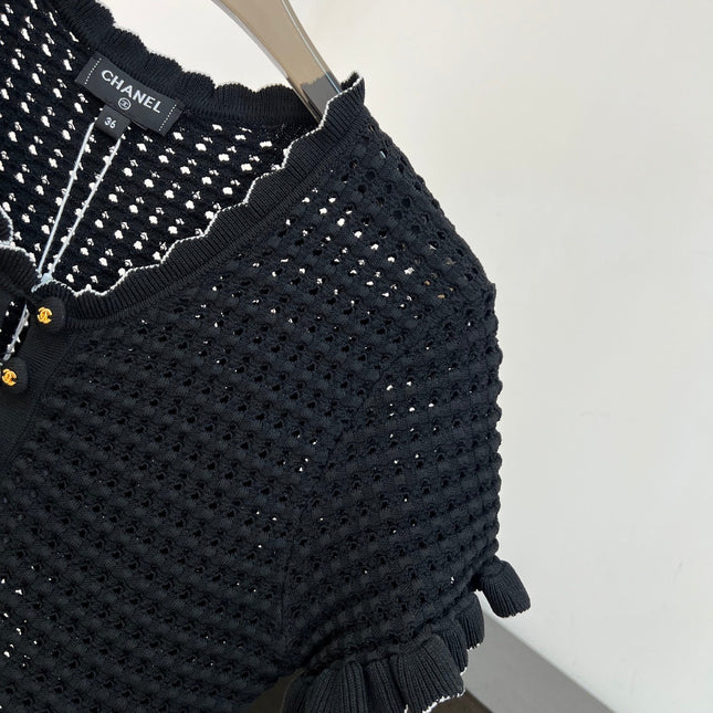 CHANEL 26S SLEEVELESS KNIT TOP 1497