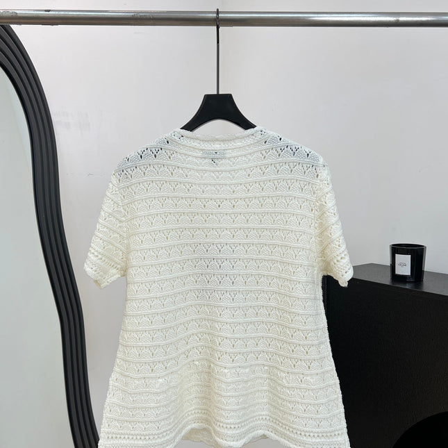 CHANEL 26S SHORT-SLEEVE KNIT CARDIGAN 1415