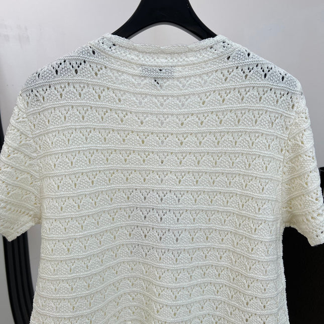 CHANEL 26S SHORT-SLEEVE KNIT CARDIGAN 1415