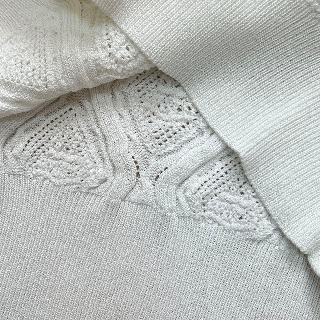 CHANEL 26S SHORT-SLEEVE KNIT T-SHIRT 1414