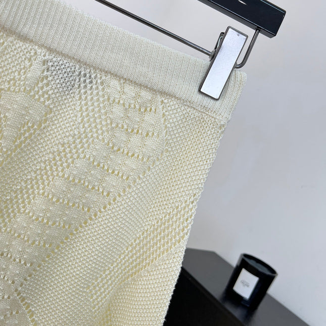 CHANEL 26S KNIT MIDI SKIRT 1485