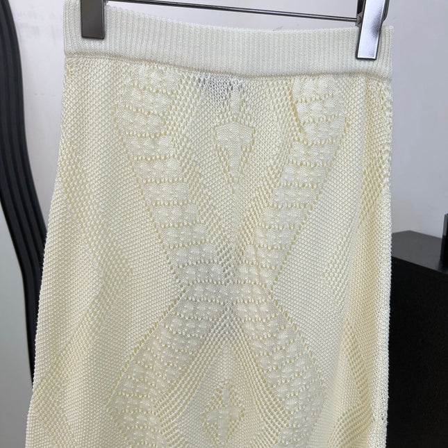CHANEL 26S KNIT MIDI SKIRT 1485
