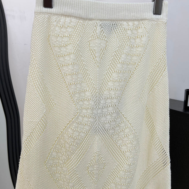 CHANEL 26S KNIT MIDI SKIRT 1485