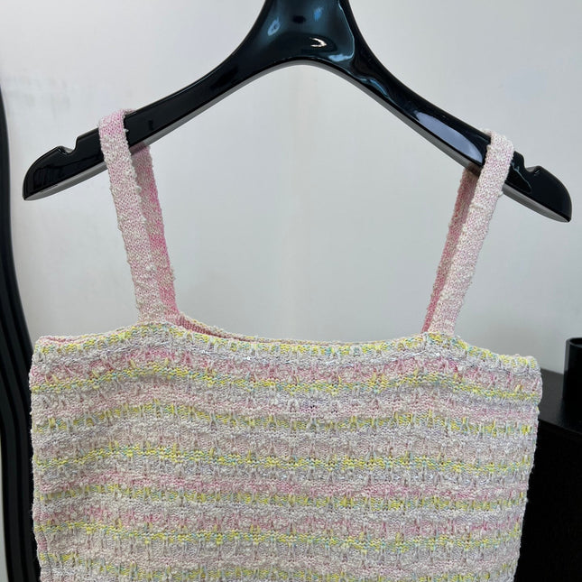CHANEL 26S TWEED CAMI TOP 1481