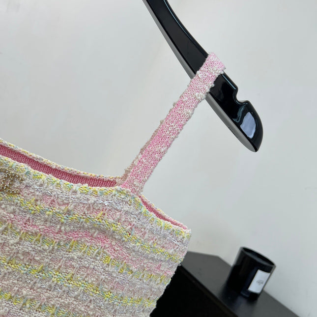 CHANEL 26S TWEED CAMI TOP 1481