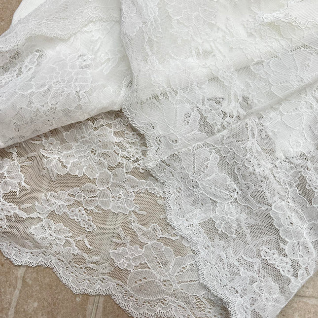 CHANEL 26S LACE HEM MIDI SKIRT 1314