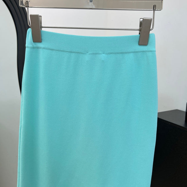 CHANEL 26S LACE HEM MIDI SKIRT 1313