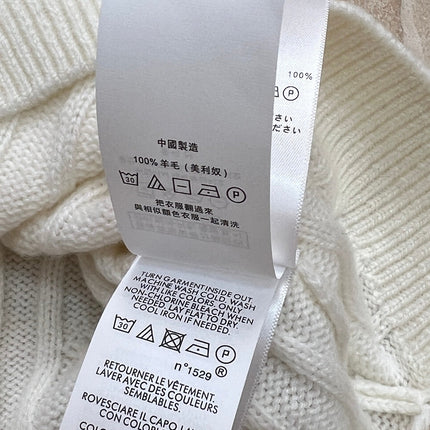 RALPH LAUREN 26S V-NECK CABLE-KNIT VEST 738