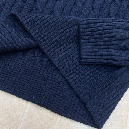 RALPH LAUREN 26S V-NECK CABLE-KNIT SWEATER 560