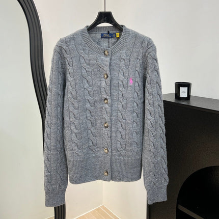 RALPH LAUREN 26S CREW-NECK KNIT CARDIGAN 616
