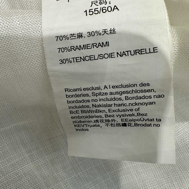MAXMARA 26S V-NECK LONG-SLEEVE BLOUSE 356