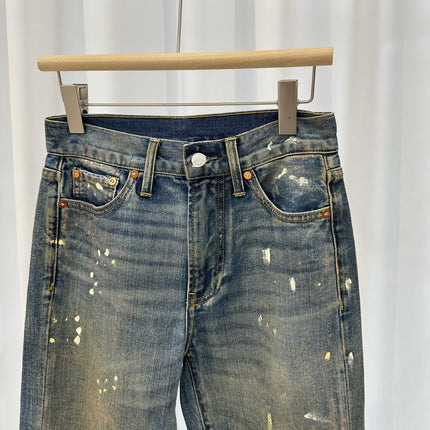 RALPH LAUREN 26S RIPPED STRAIGHT-LEG JEANS 596