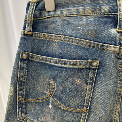 RALPH LAUREN 26S RIPPED STRAIGHT-LEG JEANS 596
