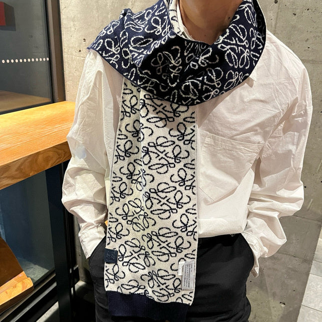 LOEWE 26S SCARF 190 IN CASHMERE WOOL 143458