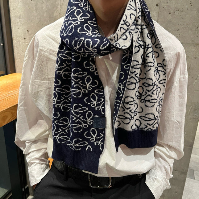 LOEWE 26S SCARF 190 IN CASHMERE WOOL 143458