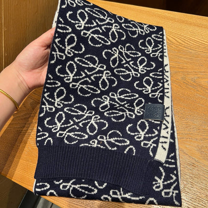 LOEWE 26S SCARF 190 IN CASHMERE WOOL 143458