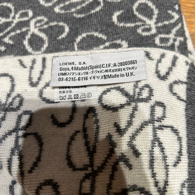 LOEWE 26S SCARF 190 IN CASHMERE WOOL 143457