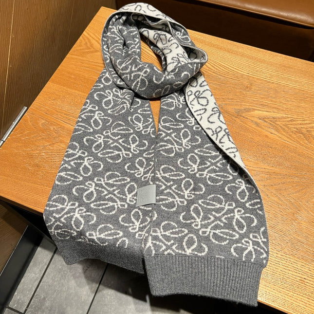 LOEWE 26S SCARF 190 IN CASHMERE WOOL 143457