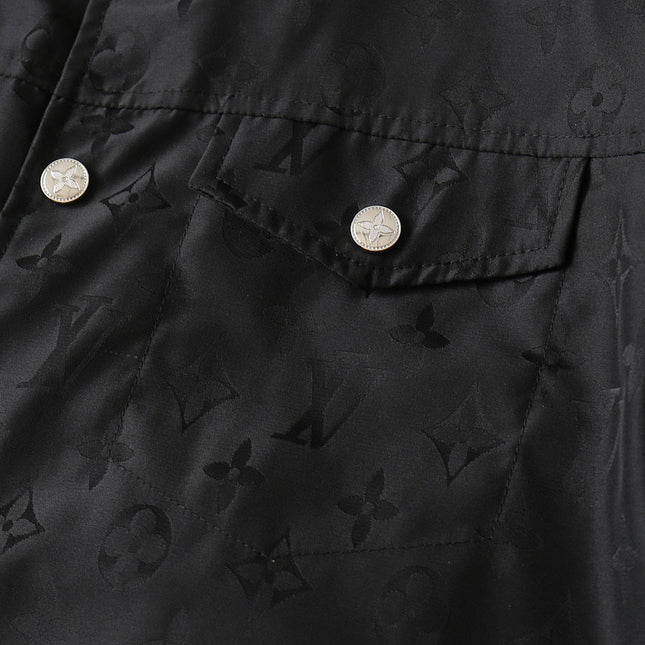 LV SHIRT JACKET BLACK MONOGRAM 239044