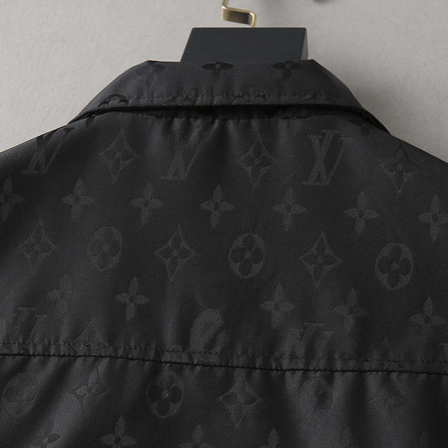 LV SHIRT JACKET BLACK MONOGRAM 239044