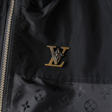 LV BLACK MONOGRAM HOODED JACKET 239052