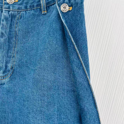 LOEWE 26S PANEL WIDE-LEG JEANS 579