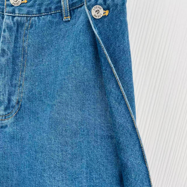 LOEWE 26S PANEL WIDE-LEG JEANS 579
