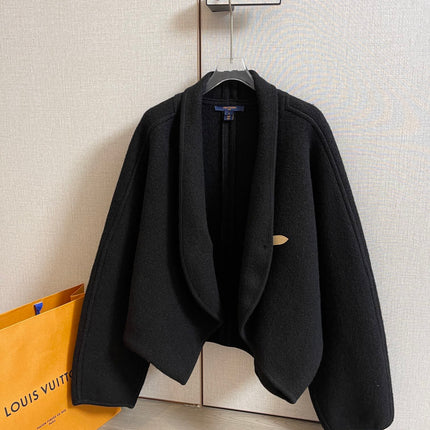 LV 25S WOOL CAPE COAT 0017