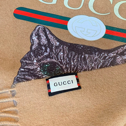 GUCCI 25S SCARF 180 IN CASHMERE 583606