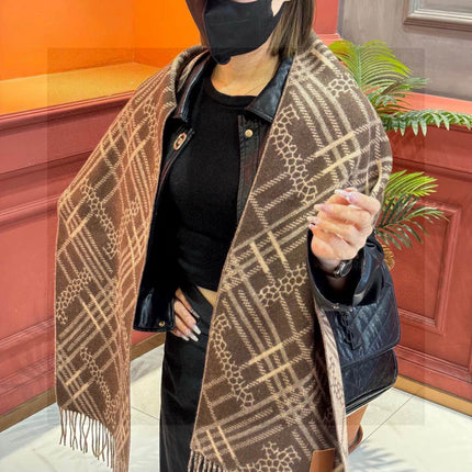 BBR SCARF 168 CM IN CASHMERE 730563
