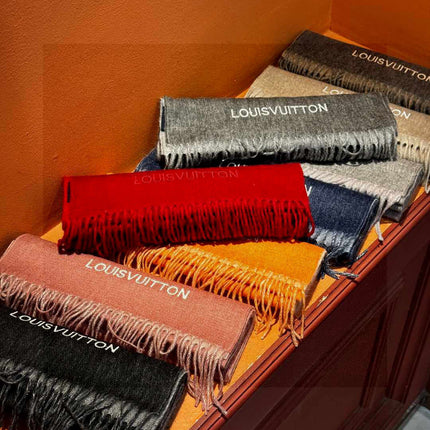 LV SCARF 180 CM IN CASHMERE 730574