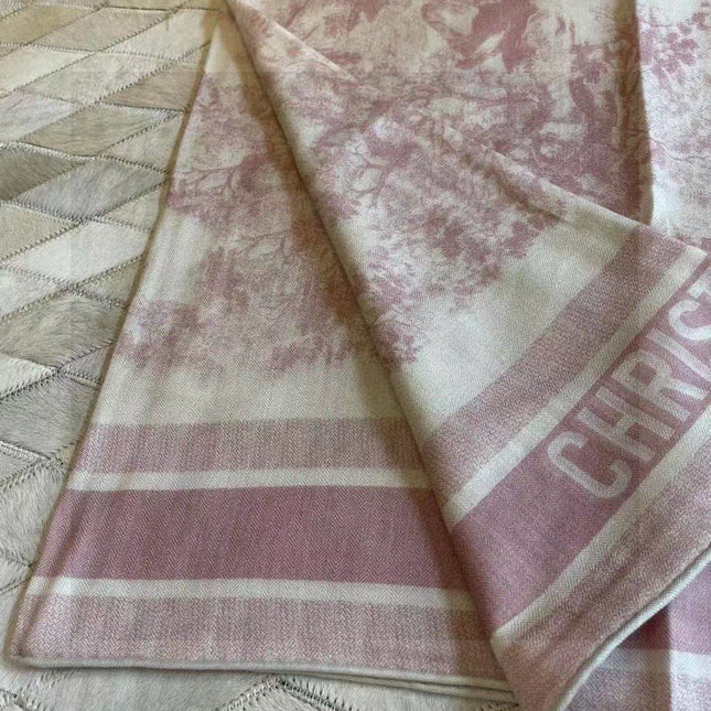 DIOR SCARF 110 CM IN COTTON-SILK FABRIC 730607