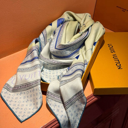 LV SCARF 140 CM IN SILK 730620