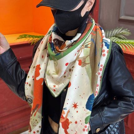 HERMES 25S SCARF 140 IN SILK 733914