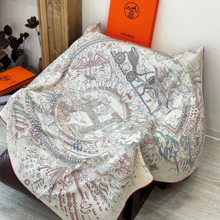 HERMES 25S SCARF 135 IN SILK 854787