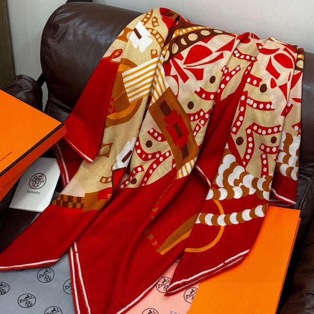 HERMES 25S SCARF 140 IN SILK 854764